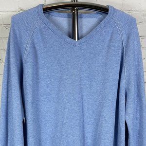 Tommy Bahama Light Blue V-Neck Sweater